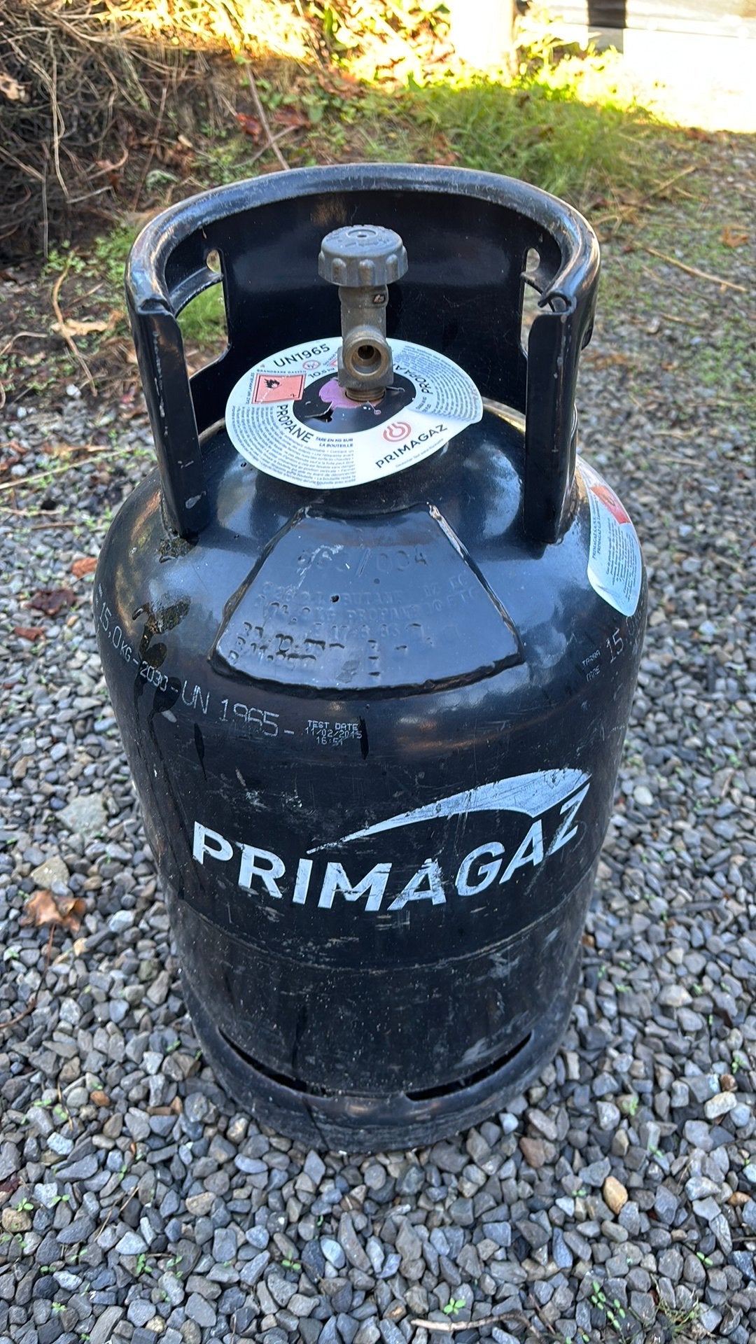 Propaan 10,5kg half vol, Ophalen, Gebruikt