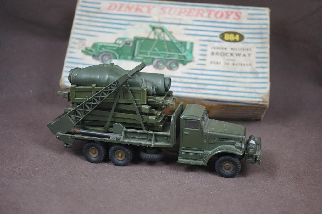 Dinky Toys Brockway avec ponton - TOP vintage, Enlèvement ou Envoi