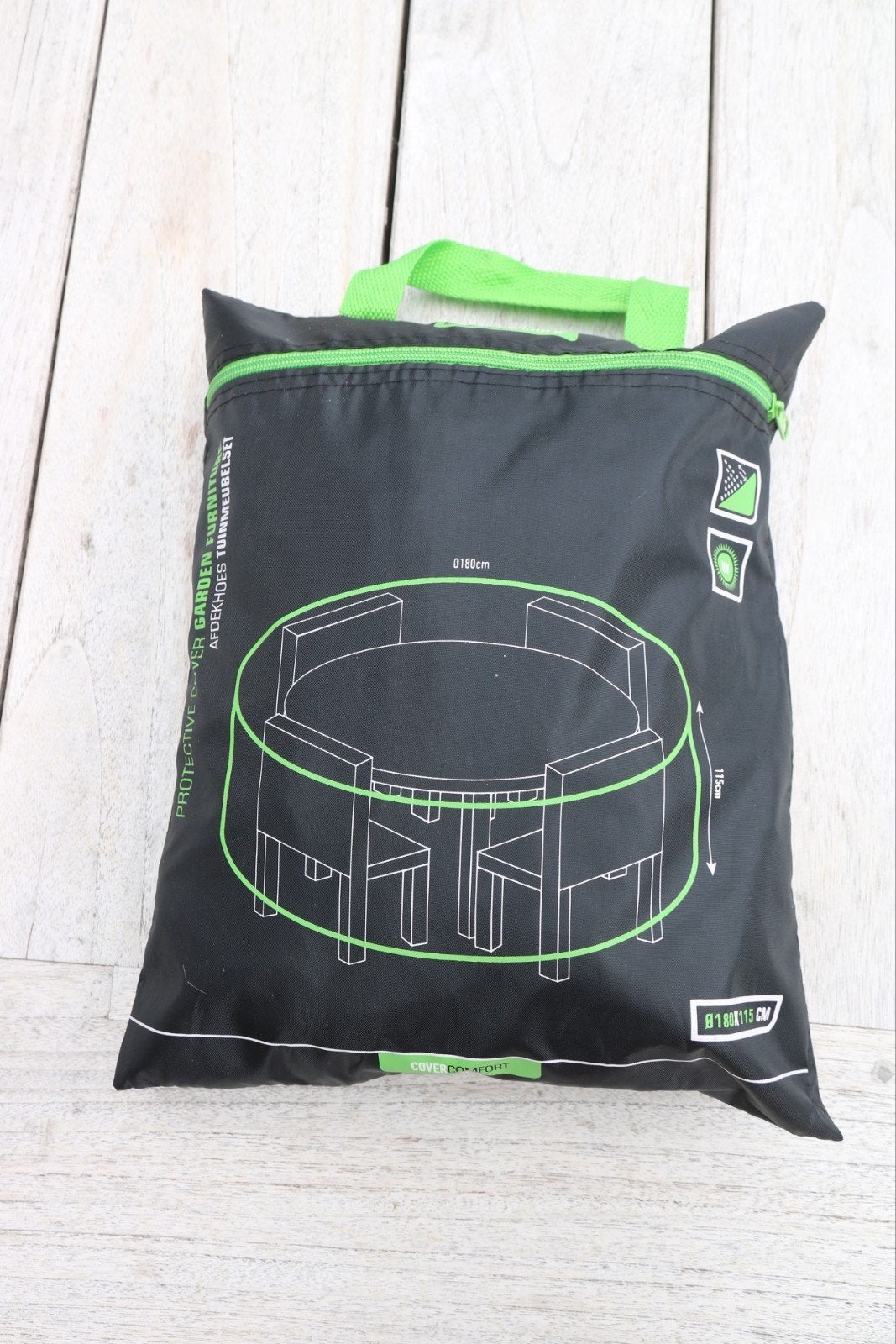 ProGarden Beschermhoes Ronde Tuinmeubelset (Ø180 x H115 cm), Ophalen, Zo goed als nieuw