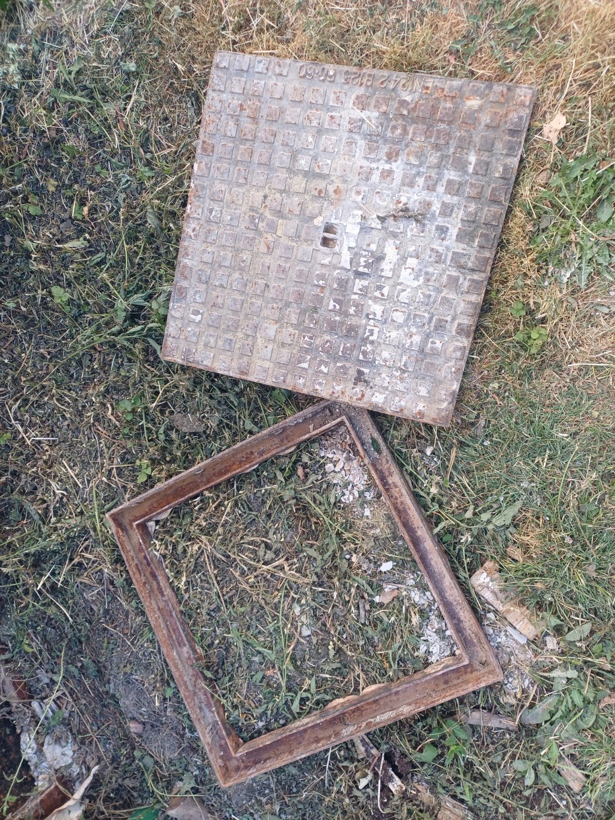 Taque pour chambre de visite, Enlèvement