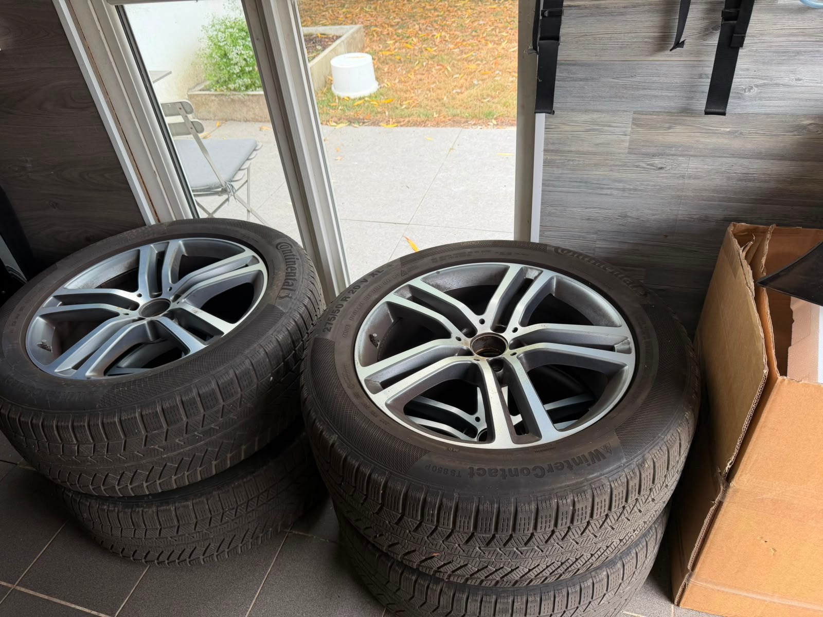 Paire de roues Mercedes GLE 20 pouces, Pneus et Jantes, Pneus hiver, Véhicule de tourisme, 275 mm