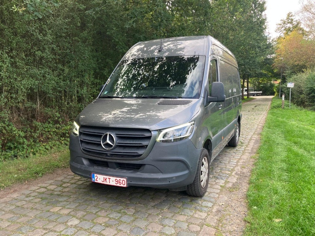 Mercedes-Benz Sprinter 314 CDI — Cargo léger, Autos, Argent ou Gris, Achat, 2 places, Noir