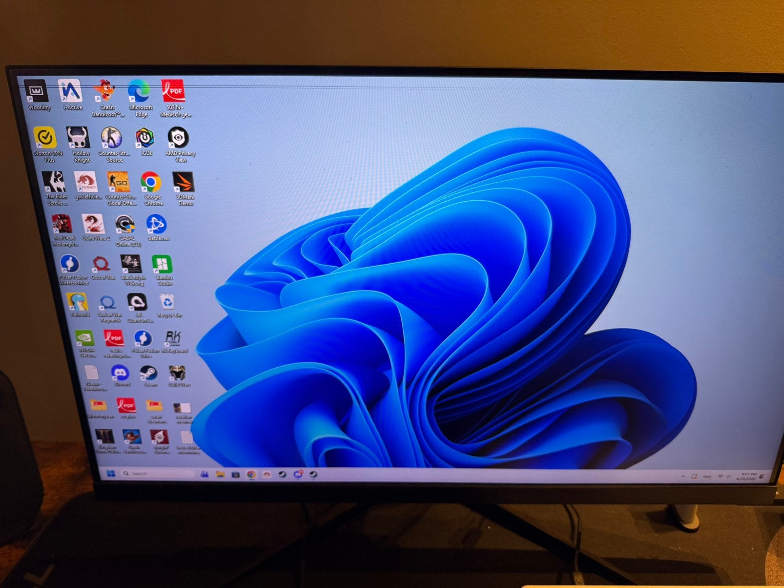 Msi scherm met 2 rijen dode pixels, Computers en Software, Ophalen, Gebruikt, IPS, Full HD