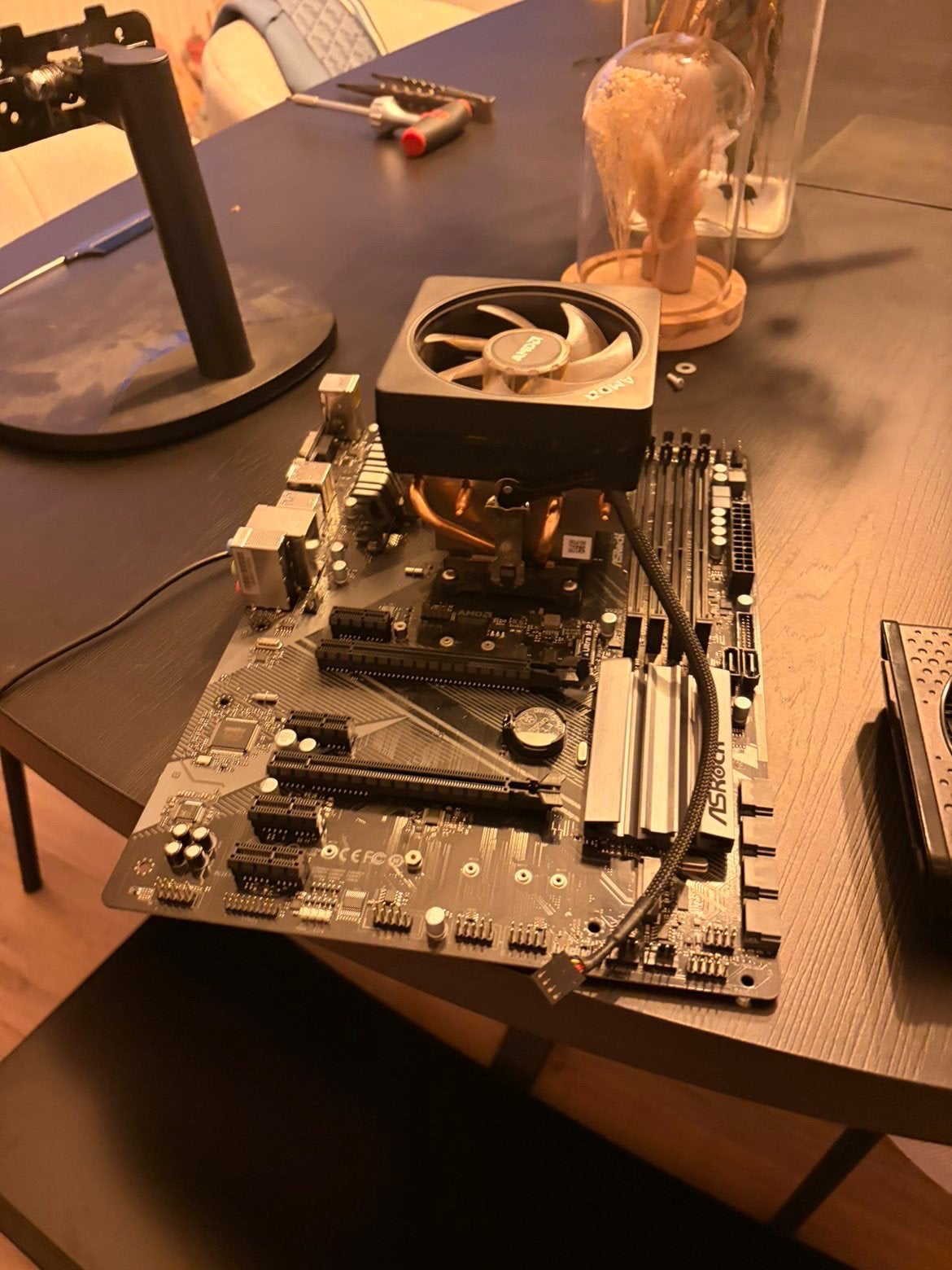 Moederbord cpu en gpu tekoop, Computers en Software, Ophalen, Zo goed als nieuw, AMD, DDR4