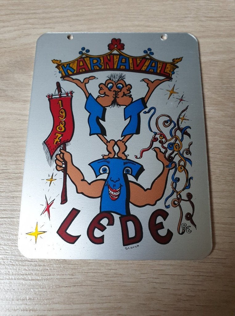 Karnaval medaille Lede 1987, Enlèvement ou Envoi