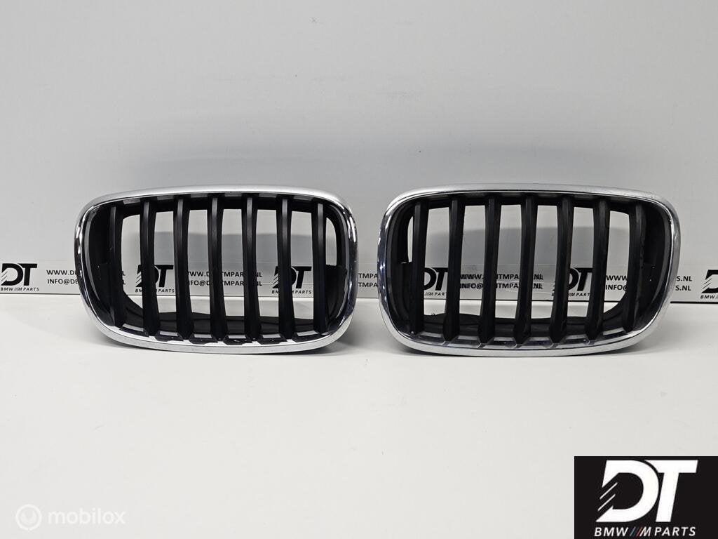 Grille set BMW X5 E70 X6 E71 51137157687 51137157688, Gebruikt, Ophalen of Verzenden, BMW, BMW