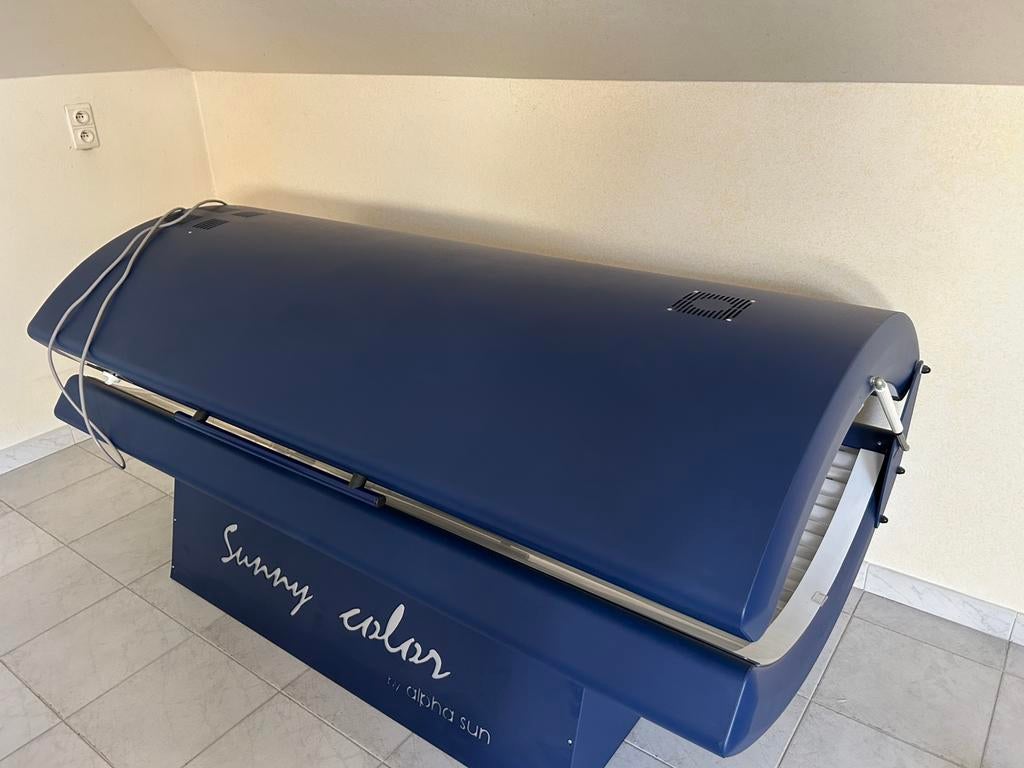 Zonnebank, Electroménager, Solarium, Banc solaire & Bronzage facial, Enlèvement, Comme neuf