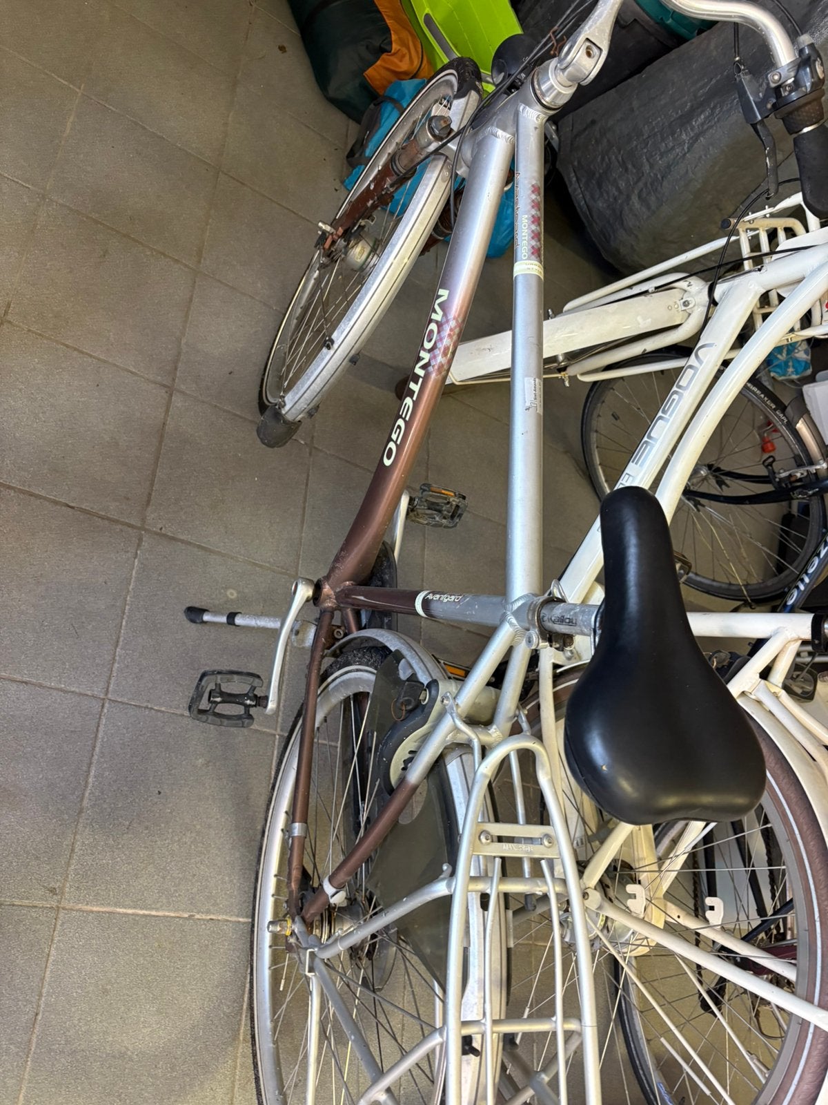 Heren fiets montego, Fietsen en Brommers, Gebruikt, Versnellingen, Schijfrem, 53 tot 57 cm