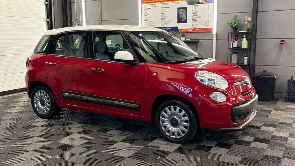 Fiat 500L 1.3d BJ. 2017 139.277km GEKEURD Euro 6, Autos, Fiat, Rouge, Achat, Entreprise, Noir