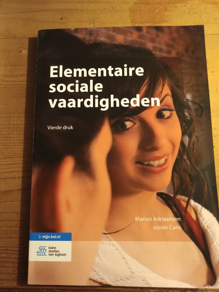Elementaire sociale vaardigheden, Boeken, Ophalen of Verzenden, Zo goed als nieuw