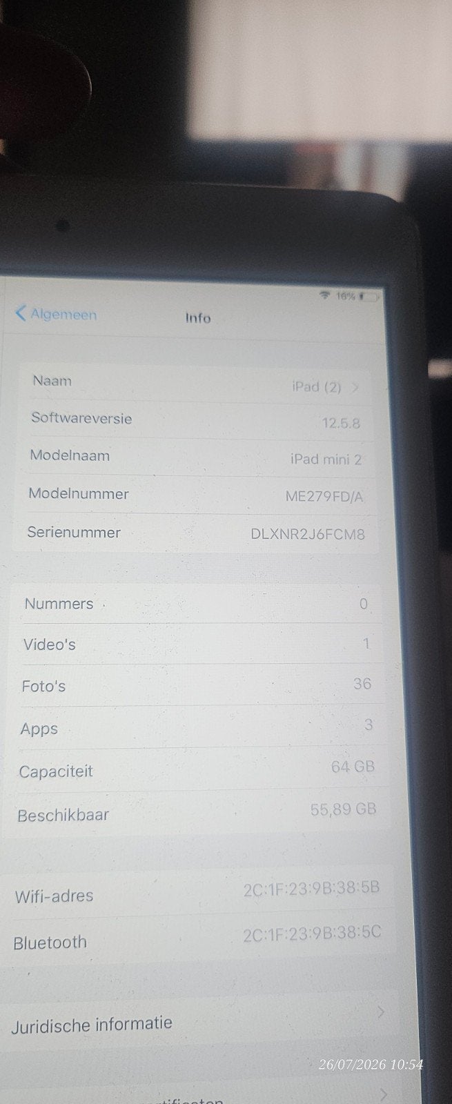 ipad mini 2de editie 64gb, Ophalen