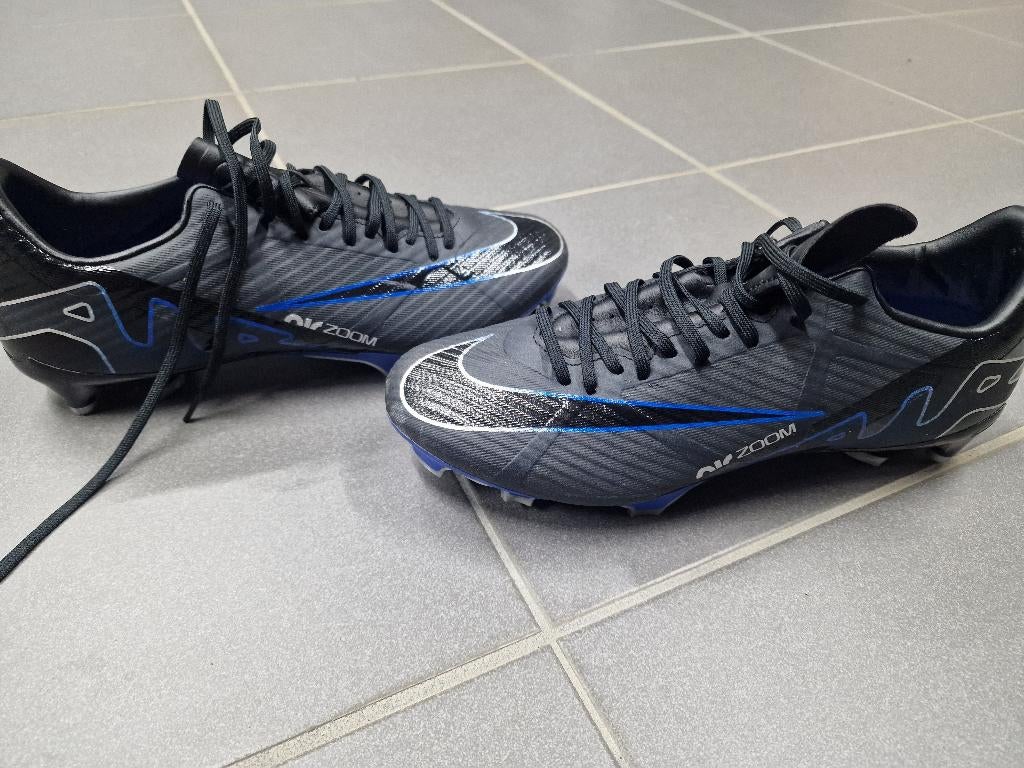 Voetbalschoenen Nike Mercurial Vapor 15 Maat 41 Zwart/blauw, Ophalen of Verzenden, Zo goed als nieuw, Schoenen