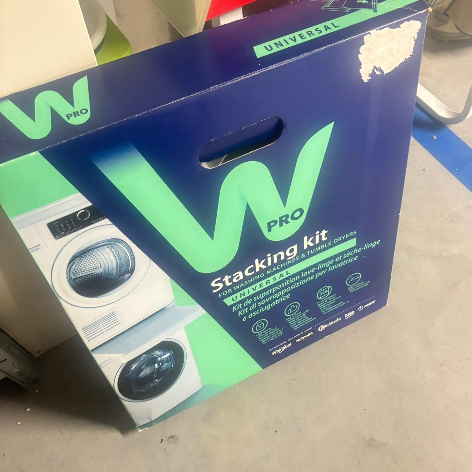 Tussenstuk wasmachine, Elektronische apparatuur, Ophalen, Nieuw