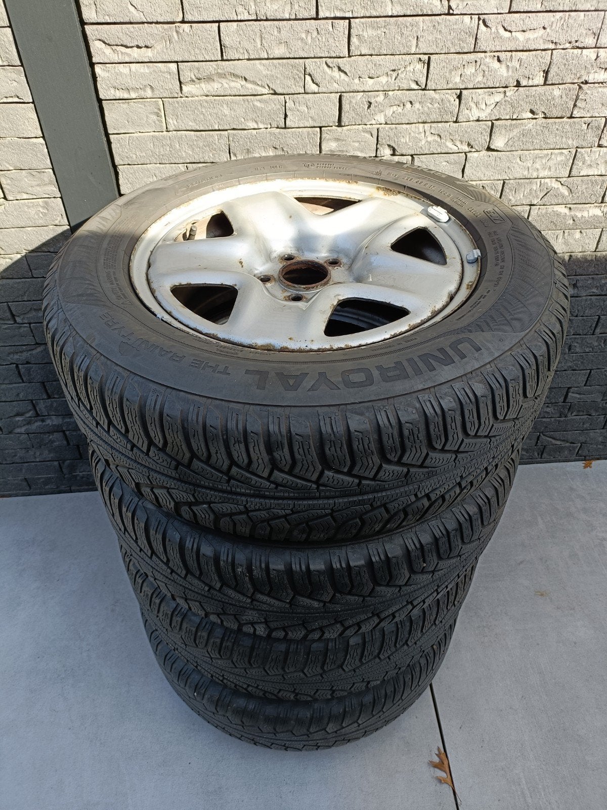 winterwielenset Mazda cx5, Auto-onderdelen, Ophalen, Gebruikt, Banden en Velgen, 17 inch