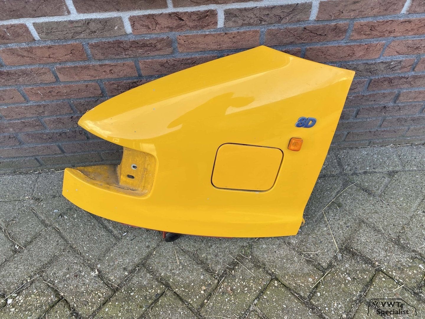 Fiat Ducato 1994-2002 voorscherm zijscherm zijpaneel geel li, Auto-onderdelen, Carrosserie, Spatbord, Fiat, Links, Gebruikt, Ophalen of Verzenden