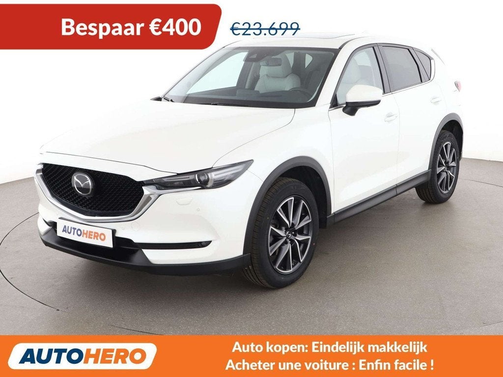 Mazda CX-5 2.0 Skyactiv-G Sports-Line AWD (bj 2019), Automaat, Gebruikt, 1 kg, Wit