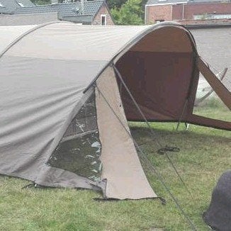 katoenen tunnel tent .
Merk falco 4600 .
6p., Ophalen