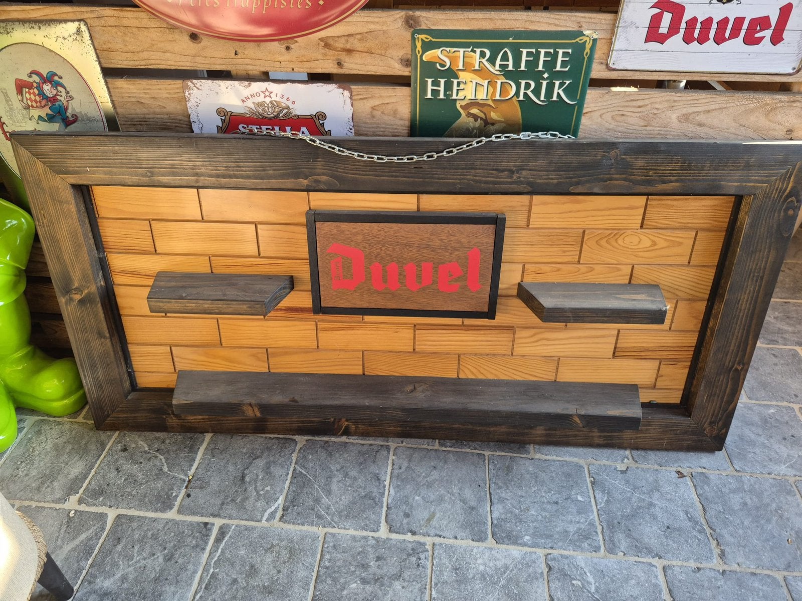 Hangpaneel Duvel !, Verzamelen, Ophalen, Zo goed als nieuw, Flesje(s), Duvel