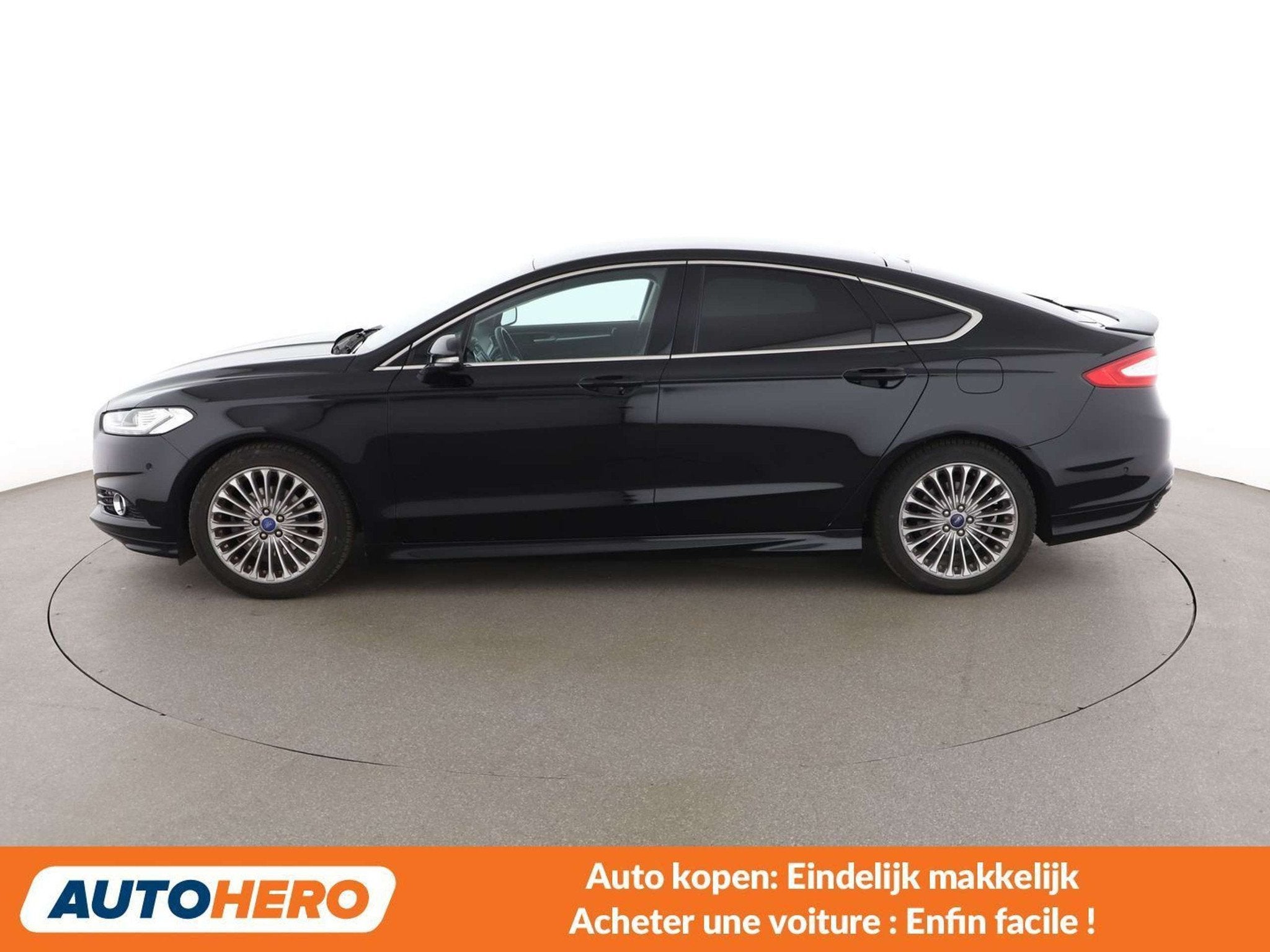Ford Mondeo 1.5 EcoBoost Titanium (bj 2016), Auto's, Voorwielaandrijving, Zwart, Mondeo, Zwart