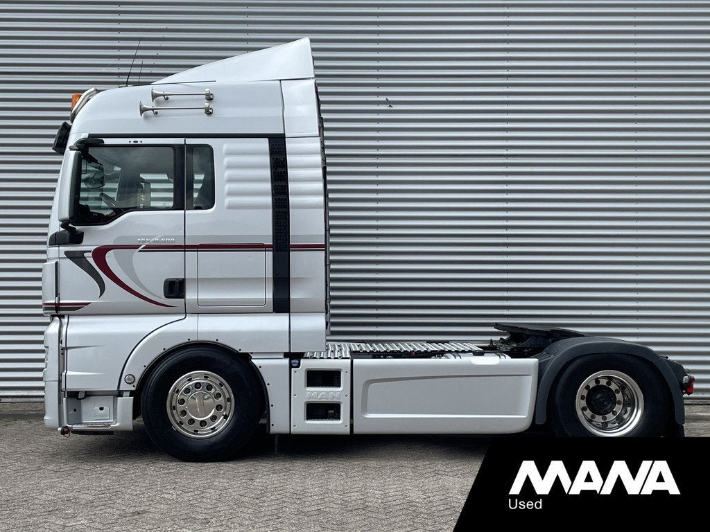 MAN TGX 18.500 LL 4x2 XLX Retarder Hydrauliek PTO Standkache, Auto's, Vrachtwagens, Automaat, Achterwielaandrijving, Standkachel