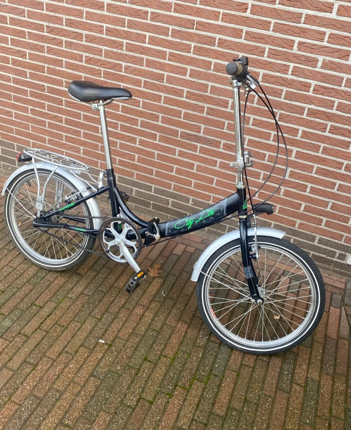 Vouwfiets minifiets City Lite in perfecte staat, Velgrem, Versnellingen, Zo goed als nieuw, Ophalen