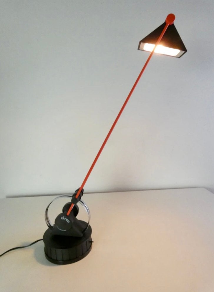 Vintage Circo design bureaulamp Linke & Plewa 1986, Bureaulamp, Verstelbaar, Overige fittingen, Ophalen of Verzenden