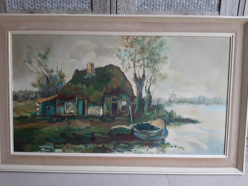 Mooi groot schilderij., Ophalen