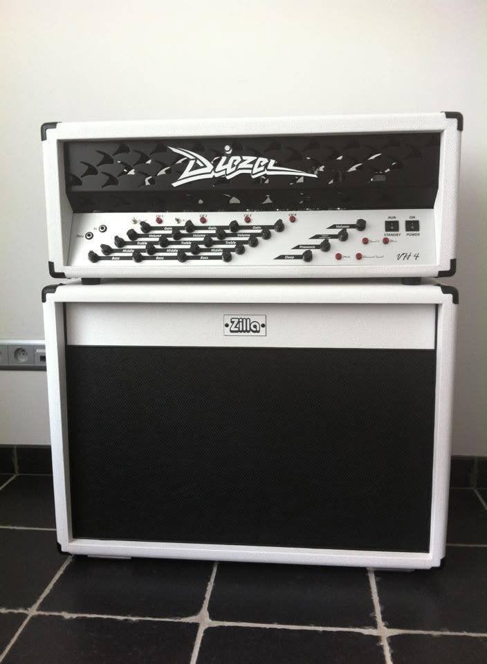 Diezel VH4 White Tolex – 100W, Muziek en Instrumenten, Ophalen, Zo goed als nieuw, Gitaar, 100 watt of meer