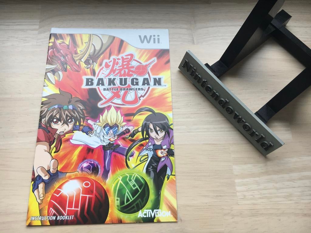 Bakugan Battle Brawlers (Wii) Handleiding, Games en Spelcomputers, Games | Nintendo Wii, Zo goed als nieuw, Ophalen of Verzenden