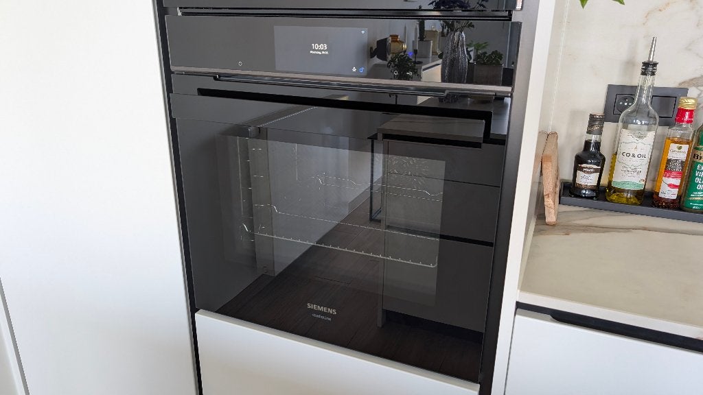 Siemens iQ700 studioLine HS958GDD1 combi-stoomoven, Encastré, Siemens, Comme neuf, Enlèvement