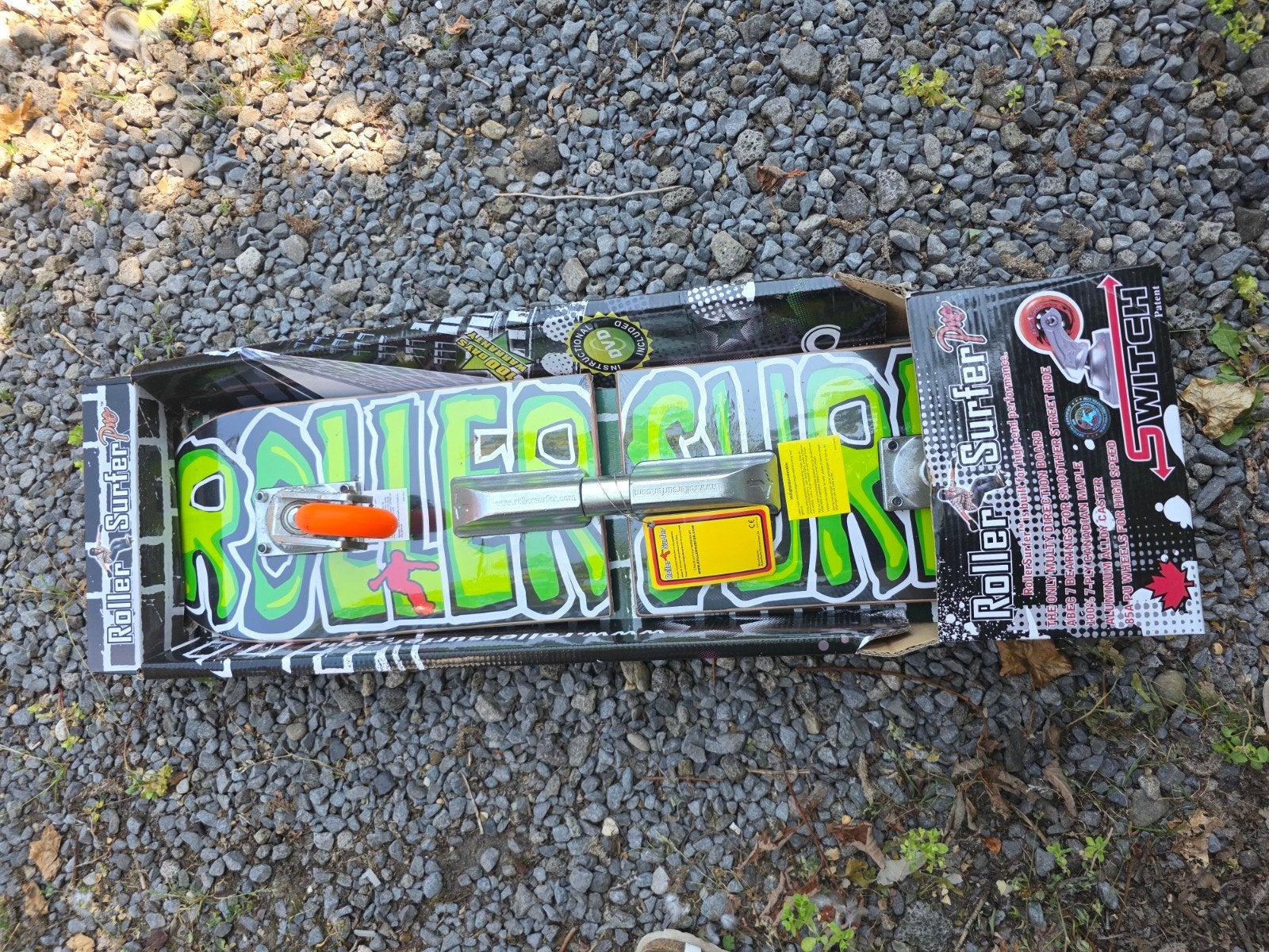 Roller surfer waveboard origineel hout, Sport en Fitness, Skateboarden, Ophalen, Waveboard