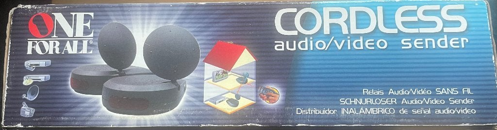 Station relais audio/vidéo sans fil ONE FOR ALL - Nouveau, TV, Hi-fi & Vidéo, Enlèvement ou Envoi, Neuf, Moins de 2 mètres, Autres câbles