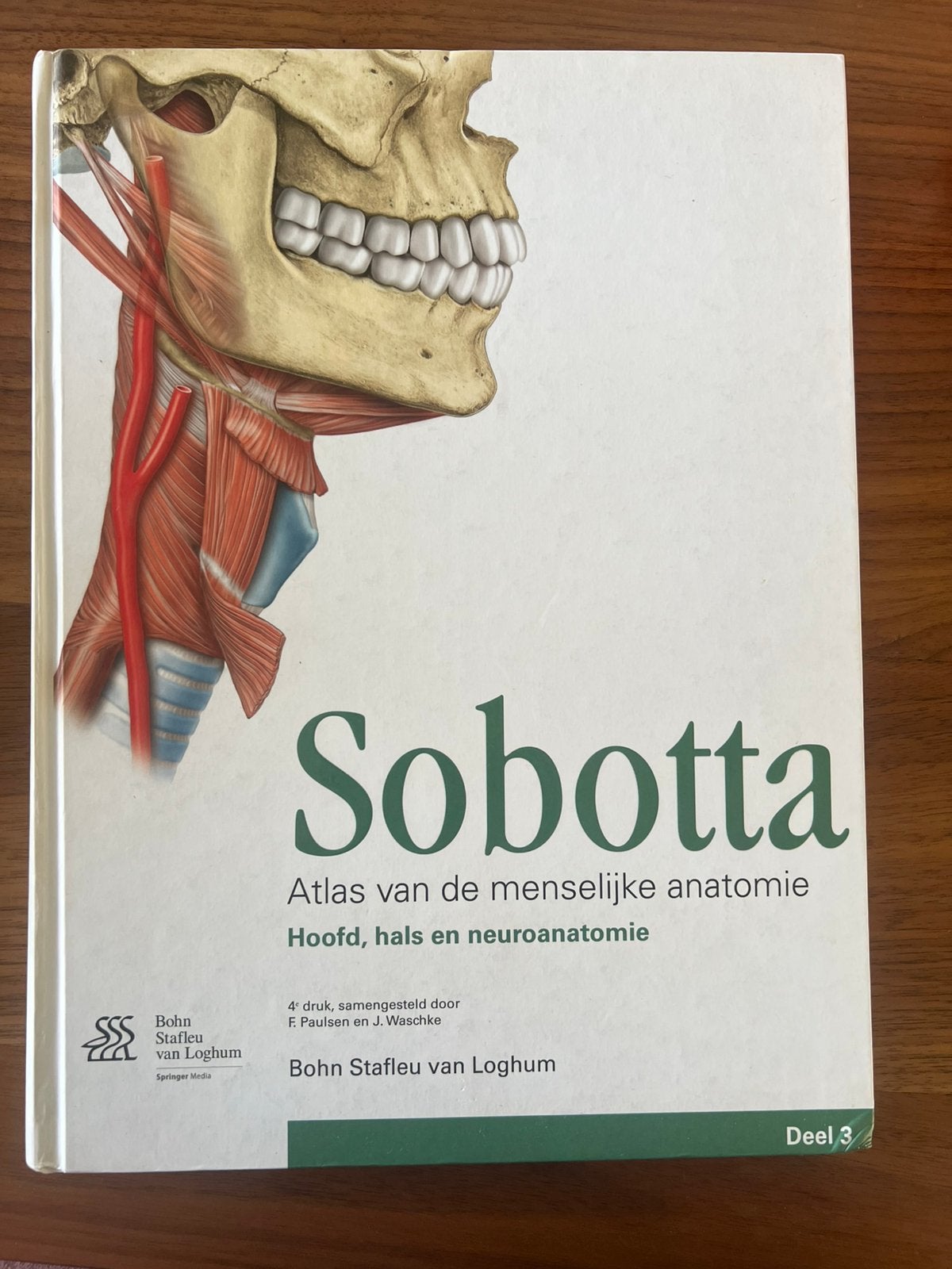 J. Waschke - deel 3 Hoofd, hals en neuroanatomie, Livres, Science, Enlèvement ou Envoi, J. Waschke; ... Sobotta; F. Paulsen