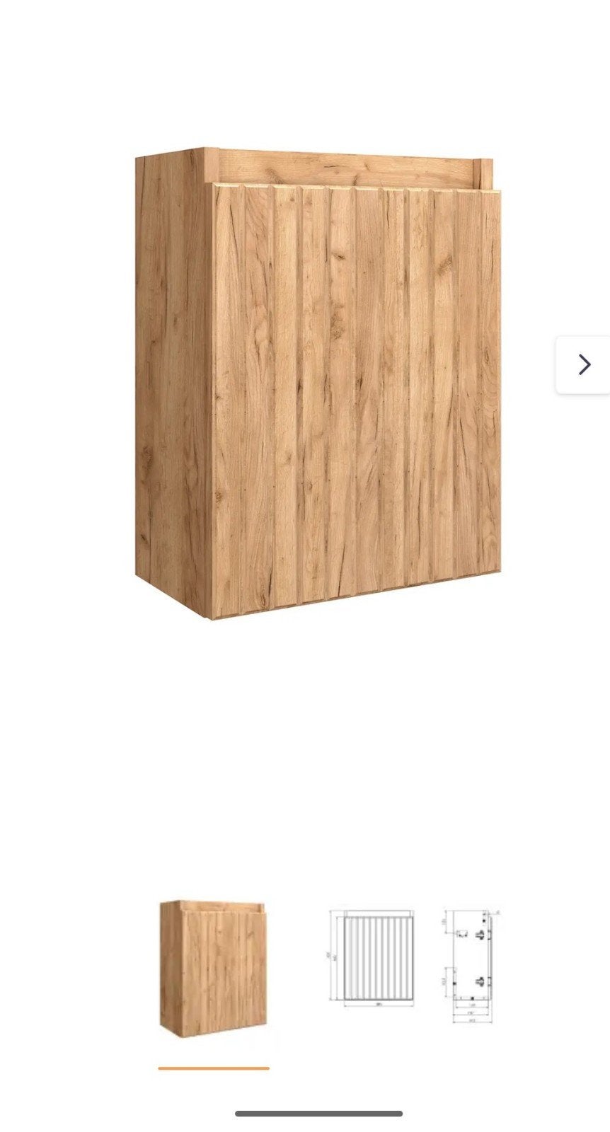 Toilet meubel met waskom, Huis en Inrichting, Kasten | Wandmeubels, Ophalen