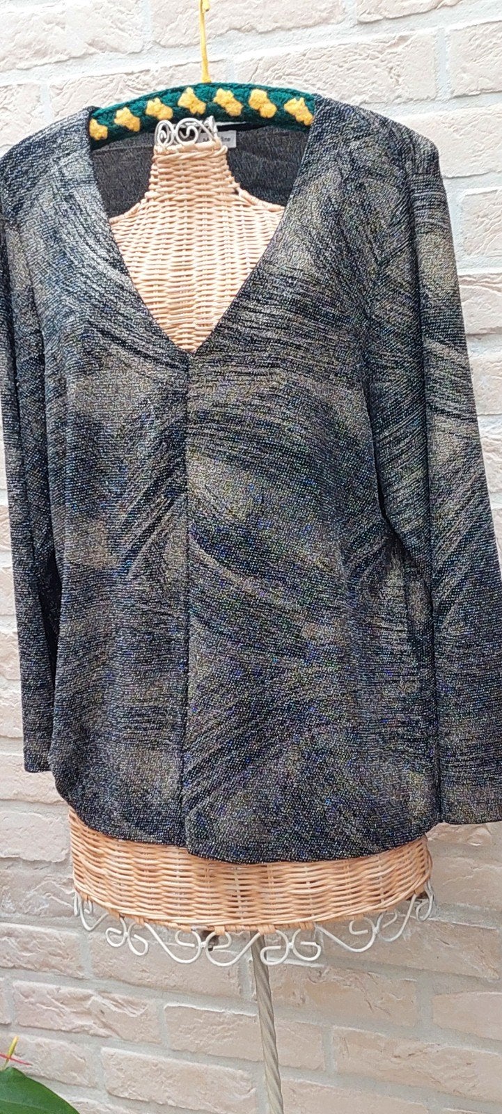 fijn truitje maat 48 mayerline glinstering in stof, Kleding | Dames, Mayerline, Overige kleuren, Maat 46/48 (XL) of groter, Ophalen of Verzenden