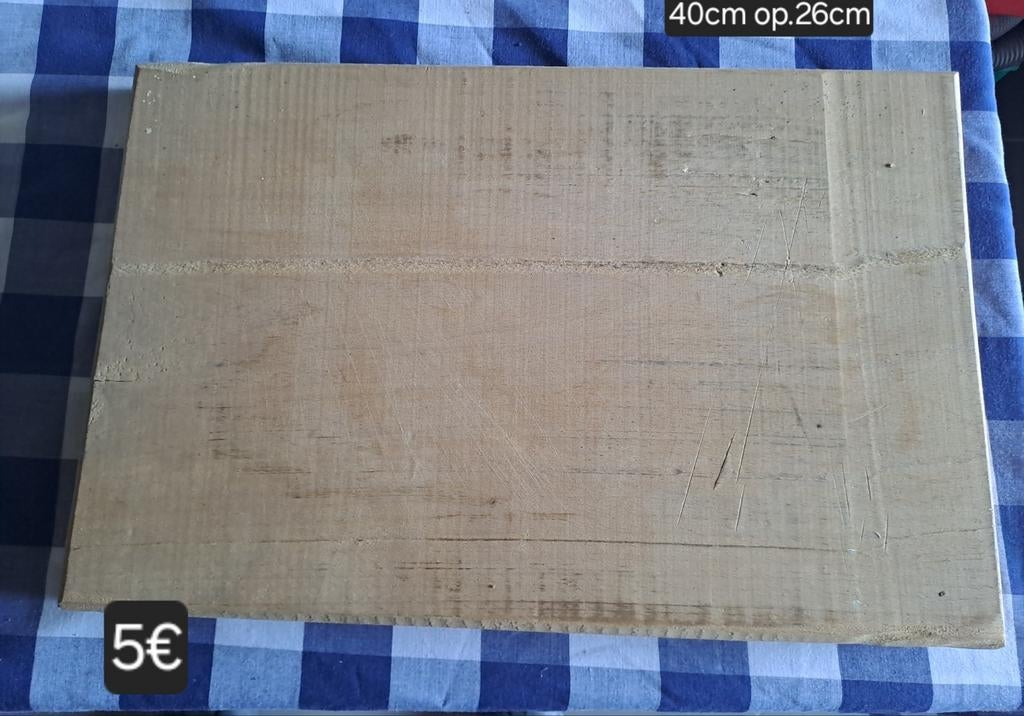 Houten snijplanken, Ophalen