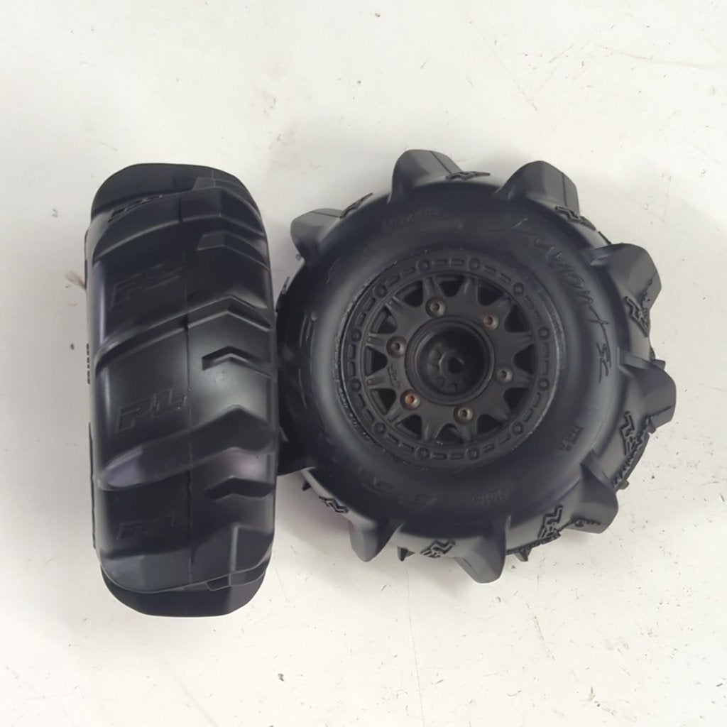 Proline Dumont SC paddle banden (Traxxas Slash, Rustler 2wd), Hobby en Vrije tijd, Modelbouw | Radiografisch | Auto's, Gebruikt