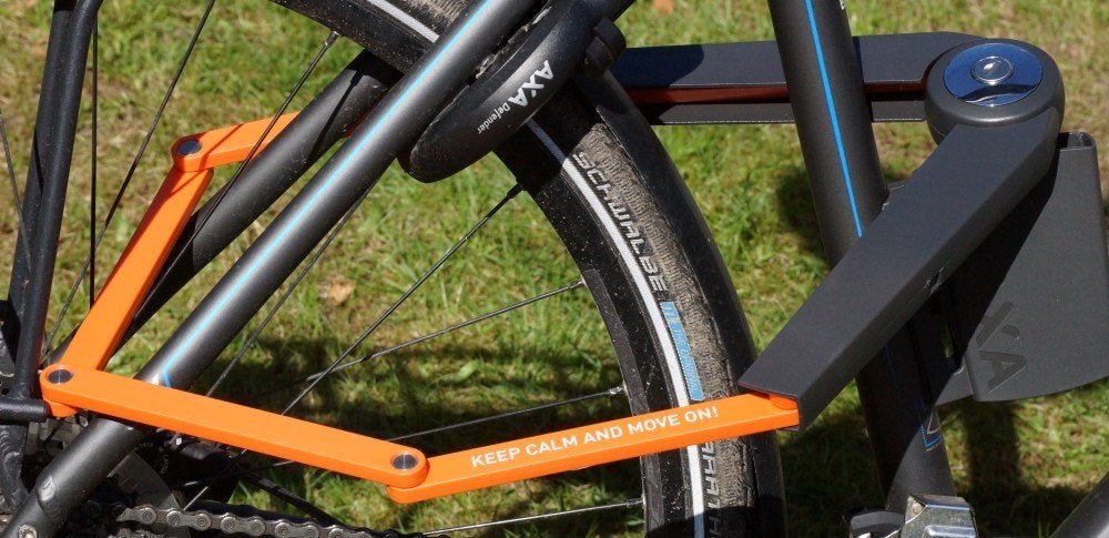 AXA sterk vouwslot Toucan 80, Vélos & Vélomoteurs, Accessoires vélo | Cadenas de vélo, Enlèvement, Comme neuf, Antivol pliant