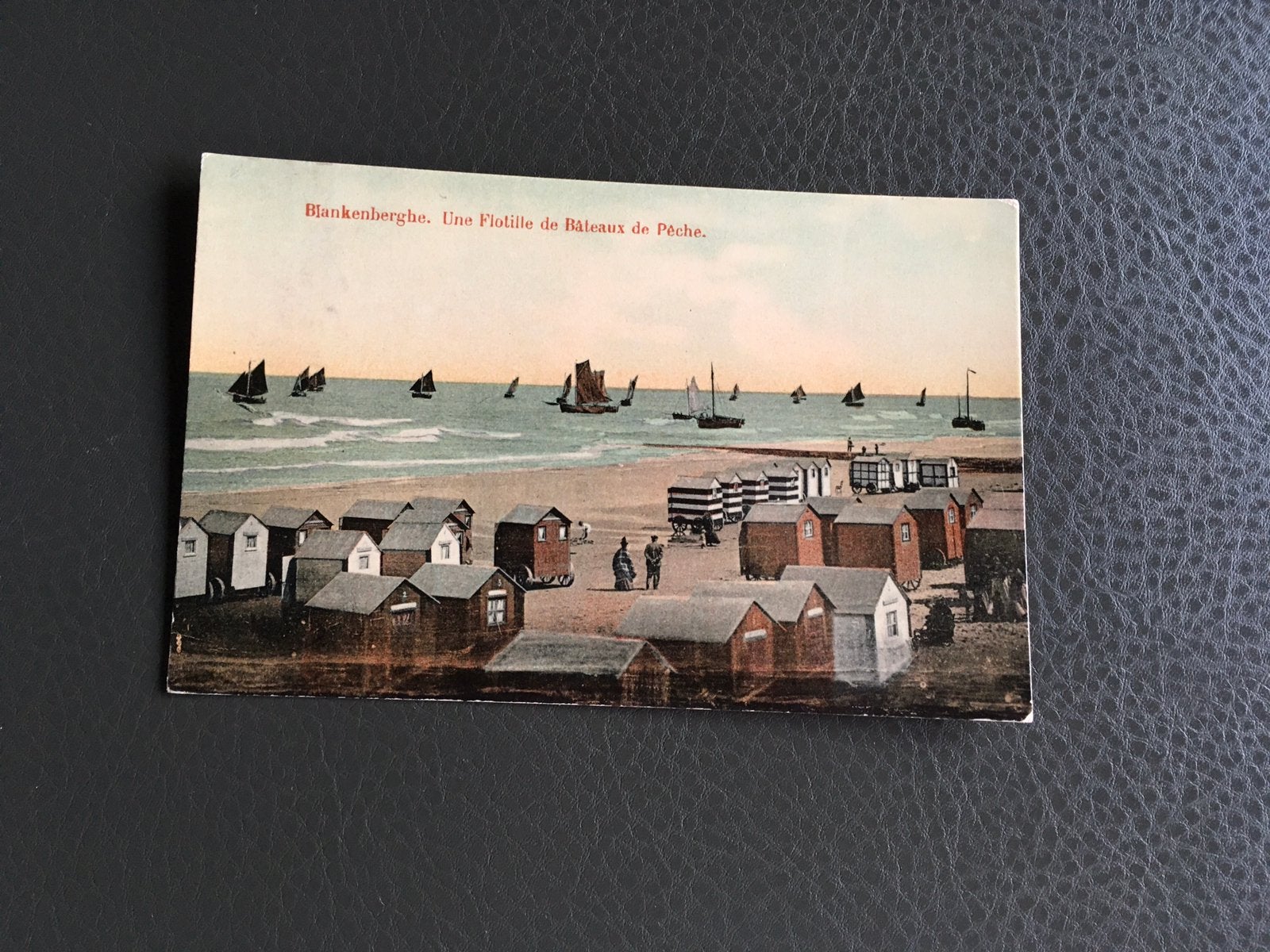 Blankenberghe Une Flotille de Bateaux de Pêche, Envoi, Affranchie