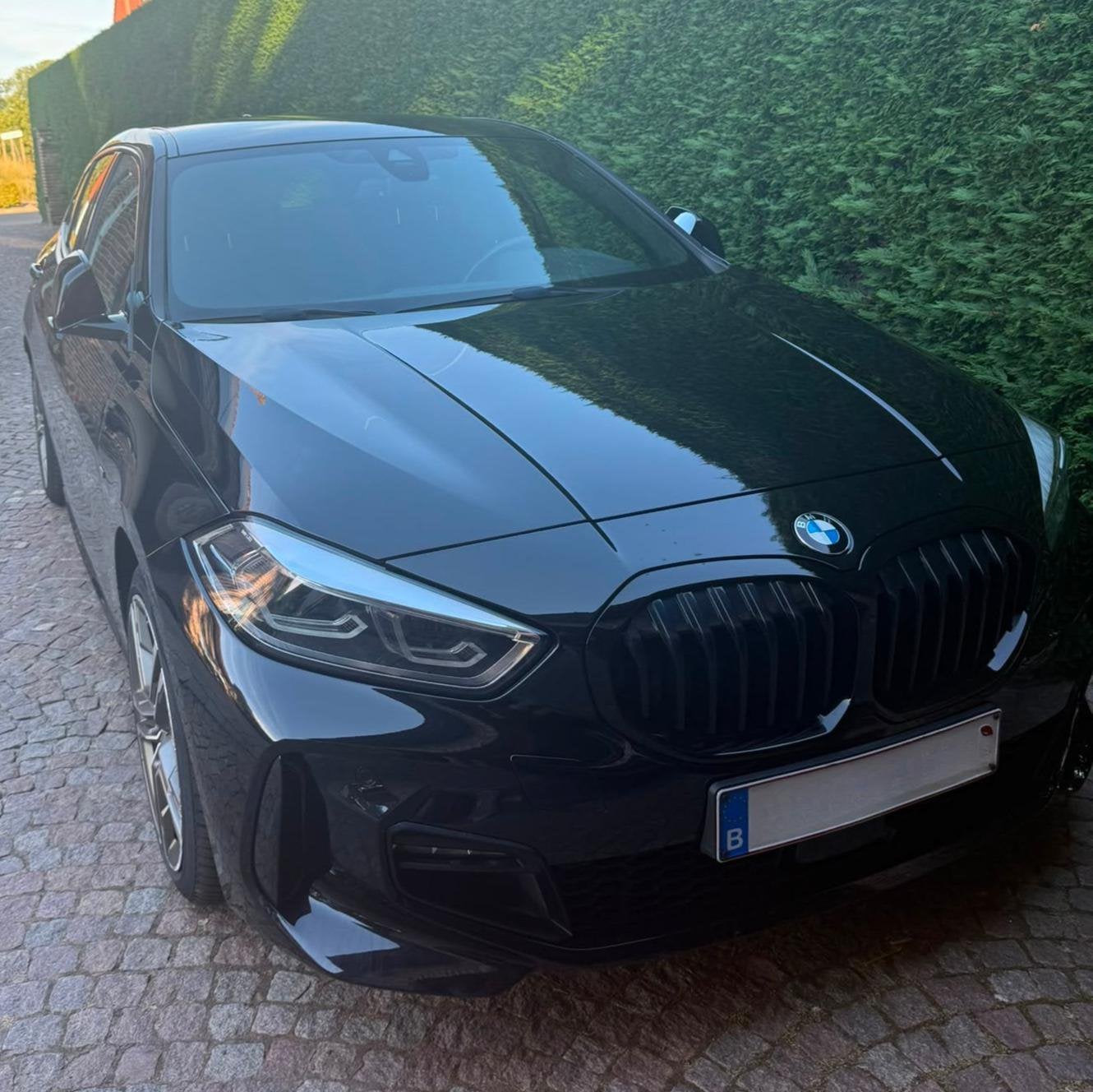 Bmw 1 serie 116i, Auto's, BMW, Voorwielaandrijving, 1 Reeks, Zwart, Leder
