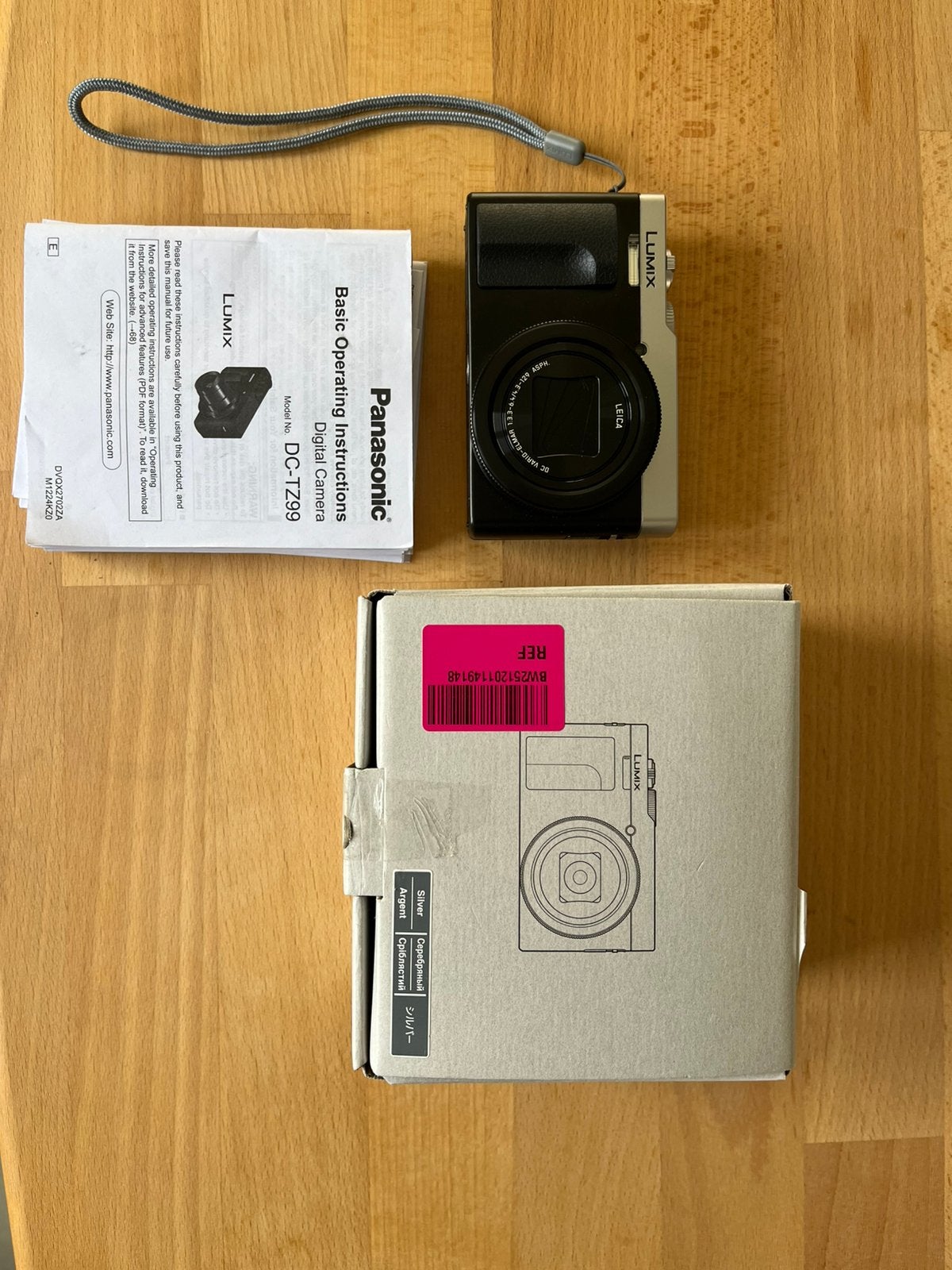 Compact camera Panasonic Lumix DC-TZ99, Panasonic, 20 mégapixels, Enlèvement ou Envoi, Batterie