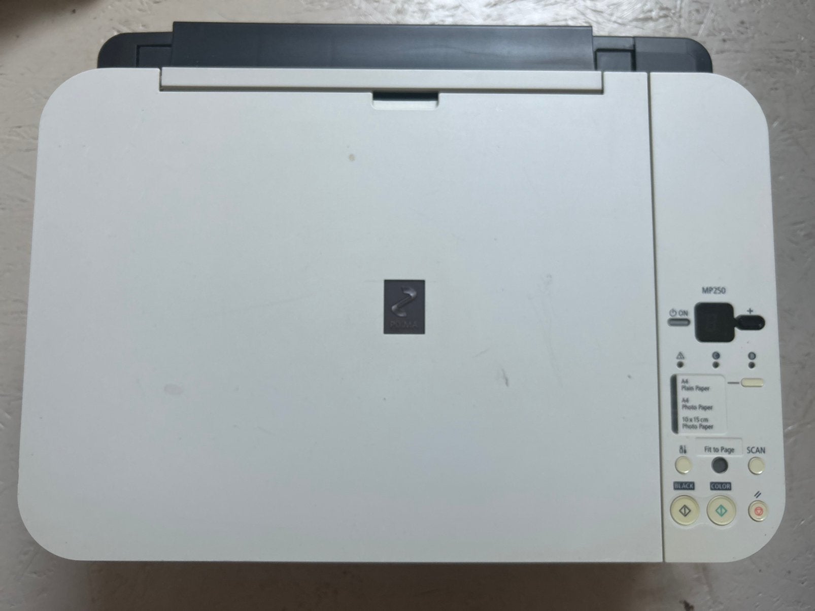 Imprimante et scanner Canon MP250, Informatique & Logiciels, Enlèvement, Utilisé, Impression couleur, Imprimante