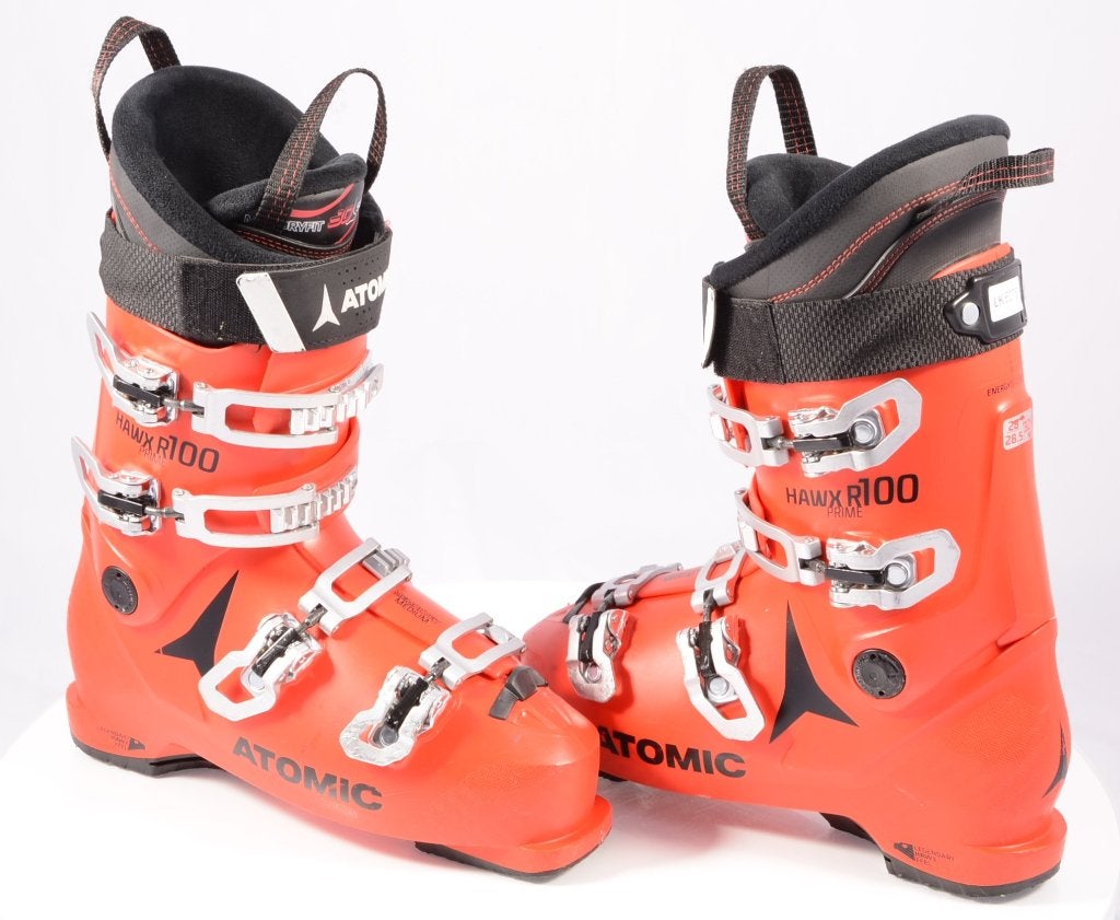 40,5;41;42; 42,5 EU skischoenen ATOMIC HAWX PRIME 100 R, RED, Gebruikt, Verzenden, Schoenen, Carve
