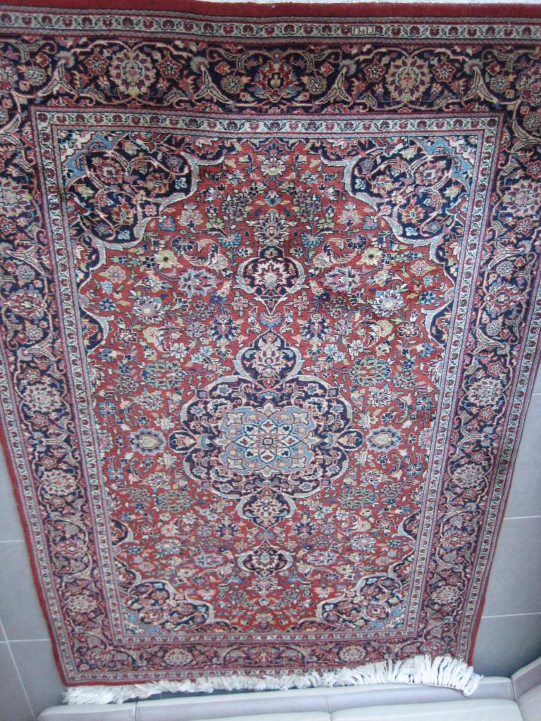 oosters tapijt keshan 100 x150 cm, Ophalen, Zo goed als nieuw
