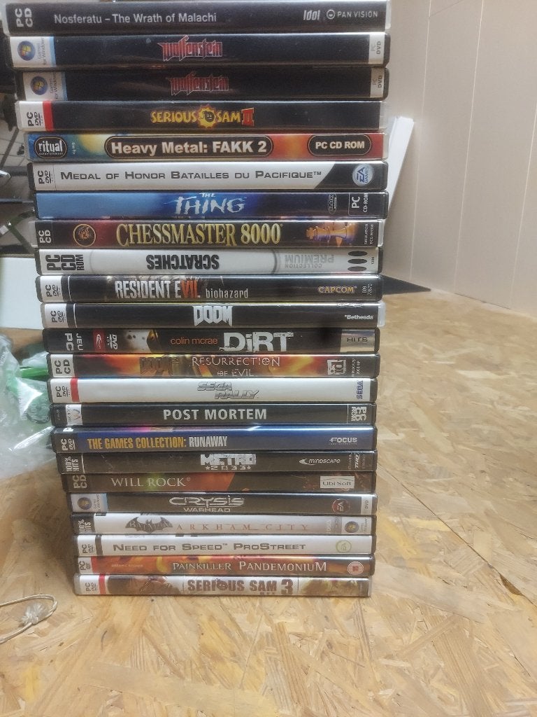 Lot de jeux pc, Enlèvement, Comme neuf