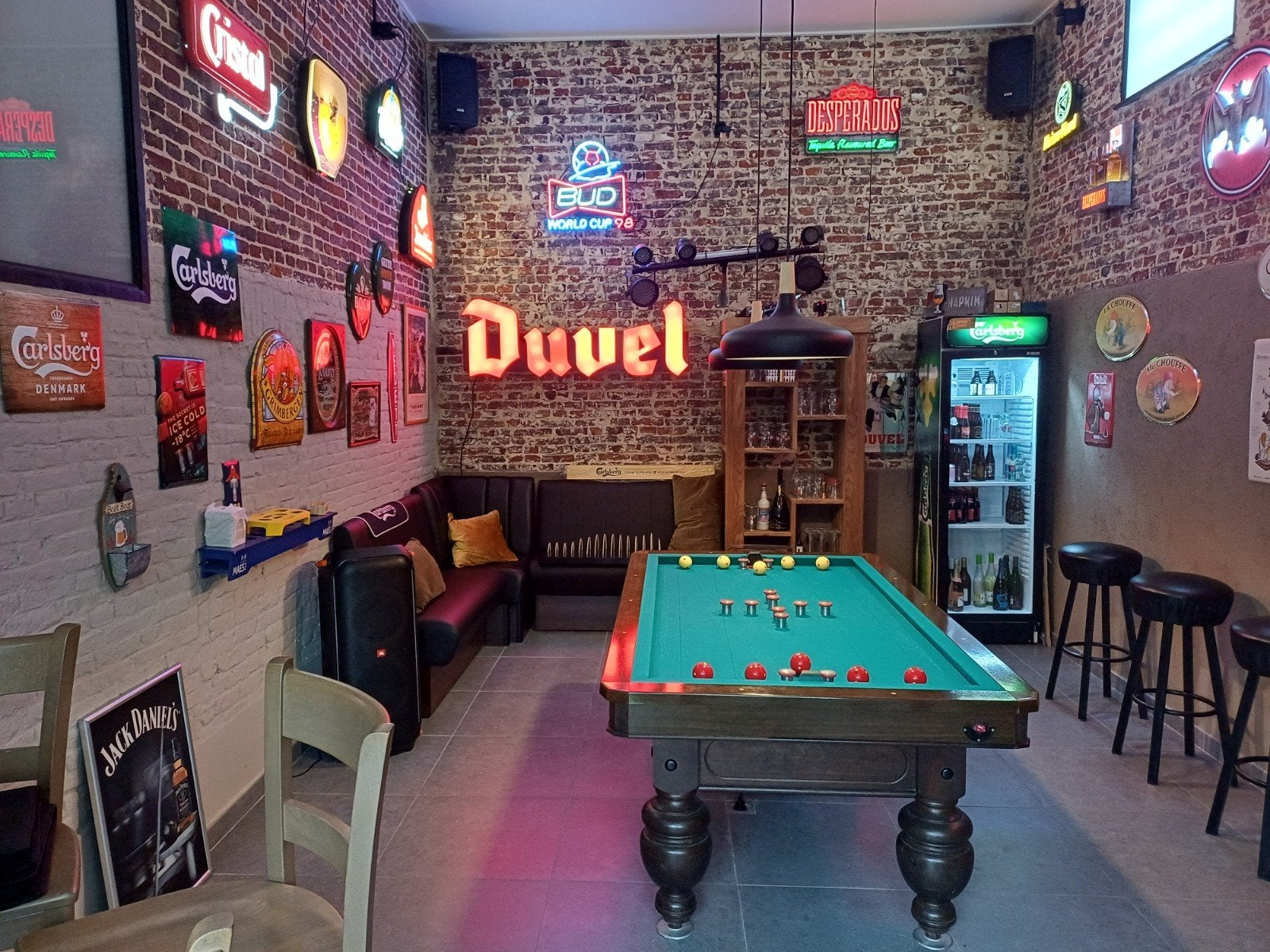 Tapbiljart DUQUE, Sport en Fitness, Ophalen, Zo goed als nieuw, Biljarttafel