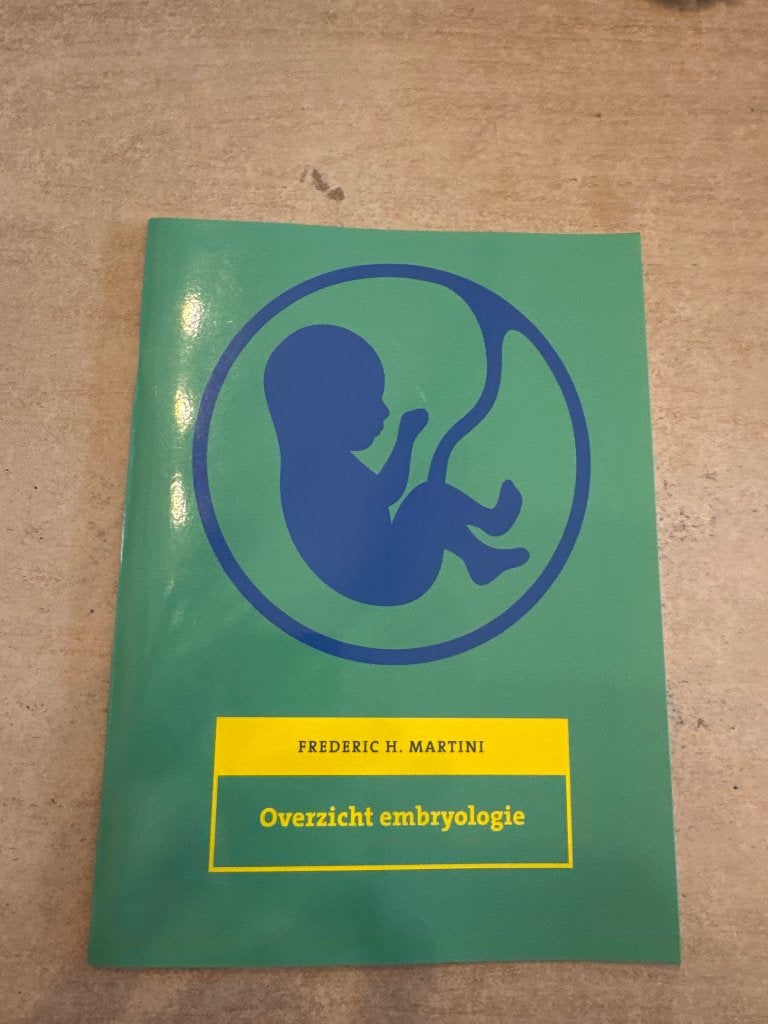 Overzicht embryologie, Ophalen of Verzenden, Nieuw, Hoger Onderwijs, Pearson