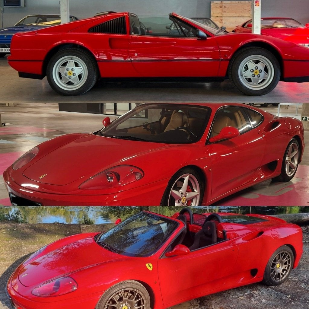 "Depot - verkoop" van meerdere Ferrari's met 1 jaar garantie, Ophalen
