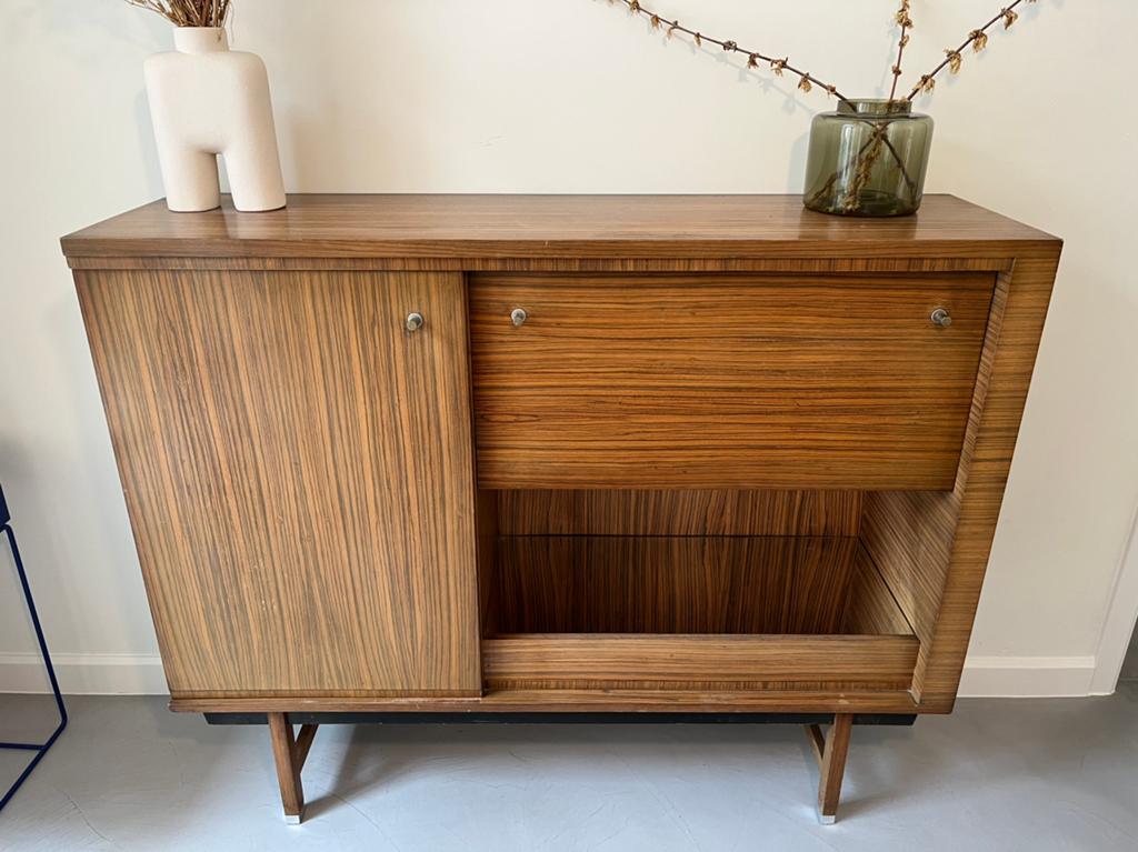 Vintage barkast - retro, Ophalen, Gebruikt, 100 tot 150 cm, Retro - vintage