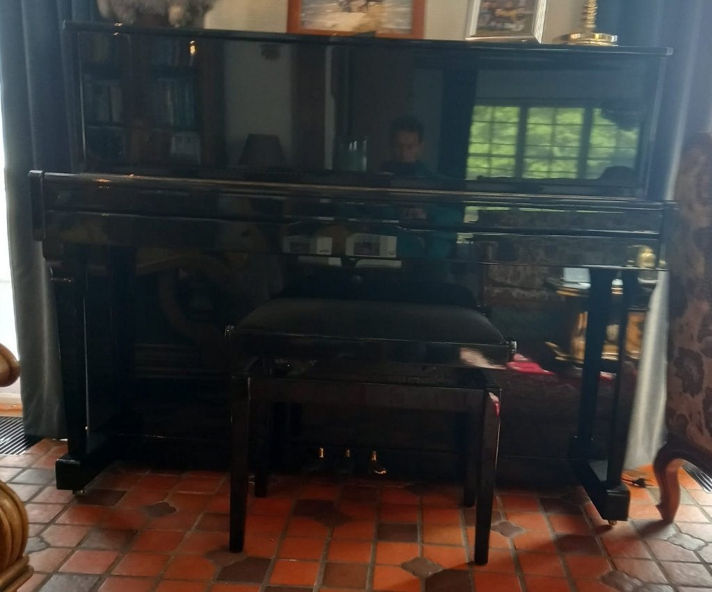 Piano Carl Ebel, Muziek en Instrumenten, Ophalen, Gebruikt, Zwart, Piano